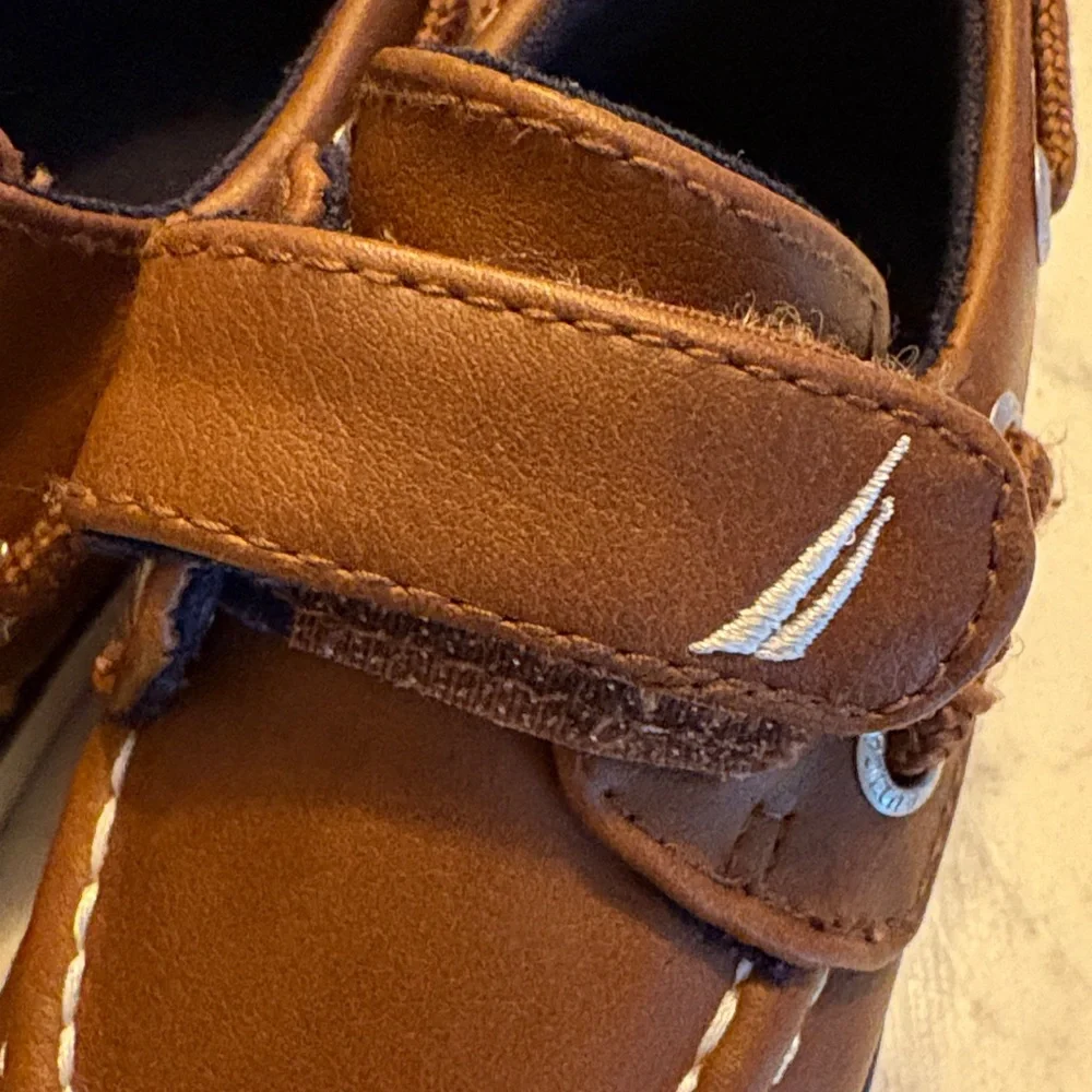 Nautica Tan Kids Moccasins